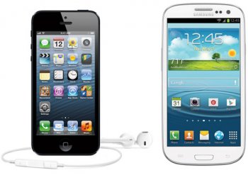 iPhone 5  Samsung Galaxy S 3:  
